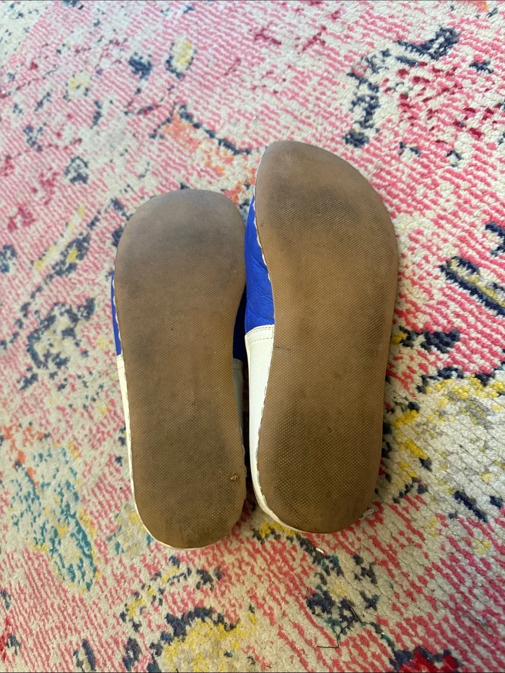 Sabah men’s Blue and White Slip-On Men's Shoes 43